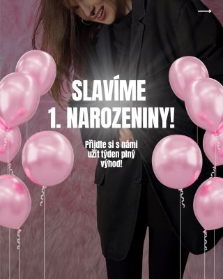 SLAVÍME 1. ROK!!!🩷 Moc vám děkujeme za podporu a že se k nám vracíte. Připravili jsme si pro vás narozeninový týden plný...